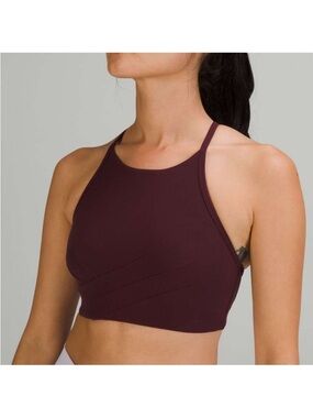 Lululemon- Flow Y wrap front High-Neck Bralette - B/C cup